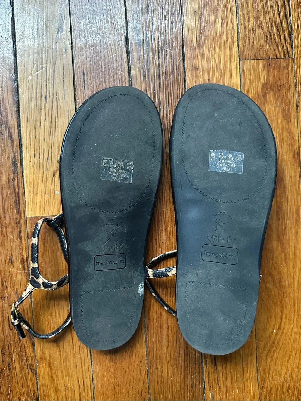 franco sarto leopard joela sandals